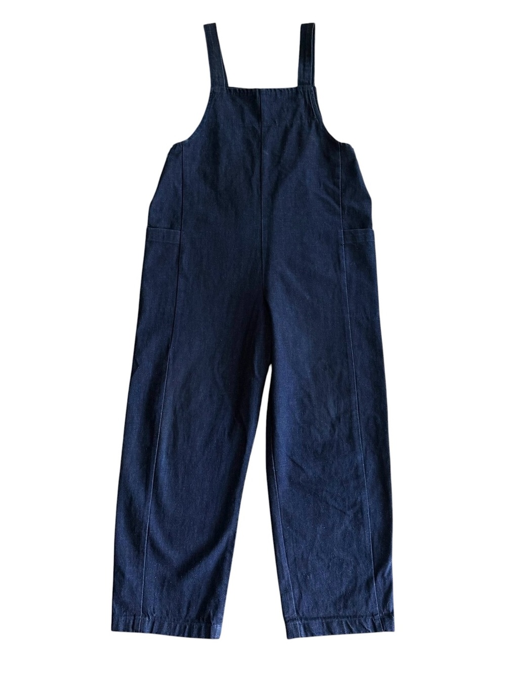 Conscious Clothing Denim Jumpsuit Overalls size Medium Snaps Lagenlook